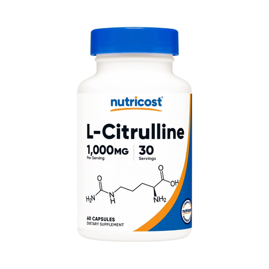 Nutricost L-Citrulline 1,000 mg, 60 Capsules