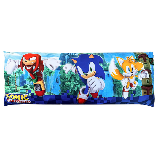 Sonic The Hedgehog Bedding Super Soft Microfiber Zippered Body Pillow Cover 54 in x 20 in