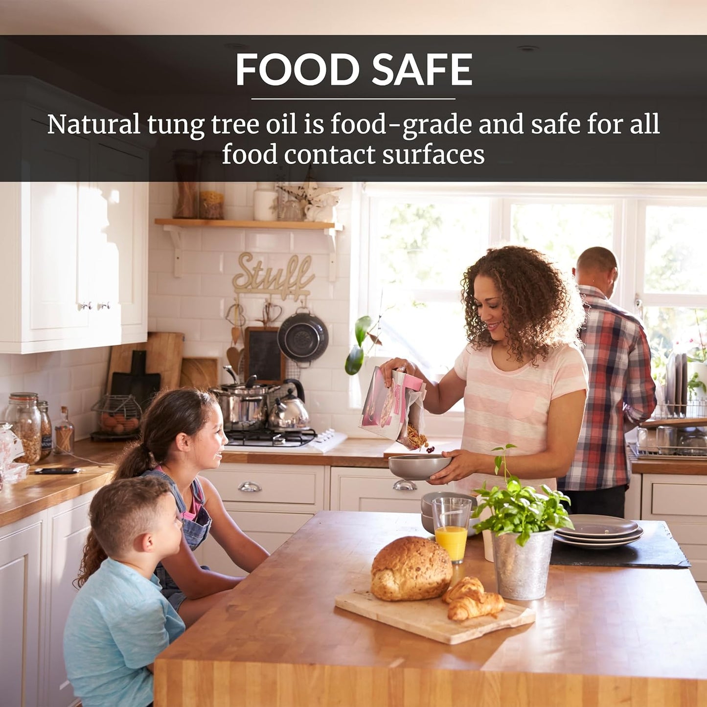 HOPE'S 100% Pure Tung Oil Just Wipe On Penetrates & Protects for All Fine Woods 473L