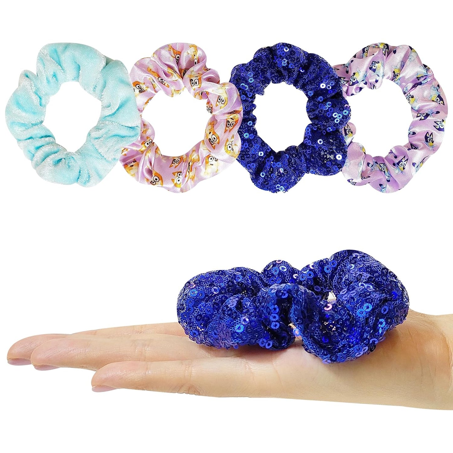 Bluey Luv Her Hair Accessory for Kids, 5 Piece Set
