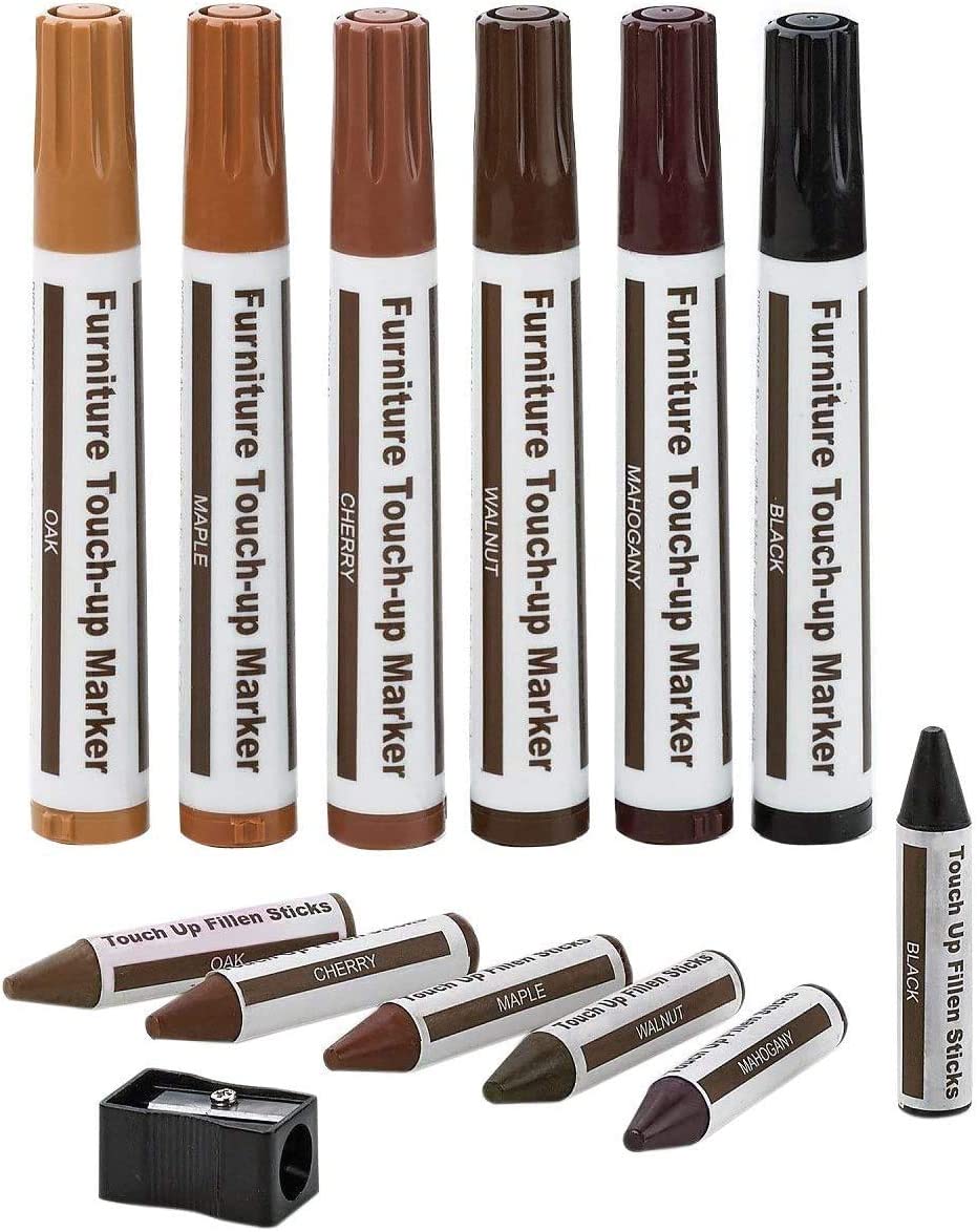 Daixism Total Furniture Repair System Repair & Restore Color To Any Wood Surface - 12 Piece Set