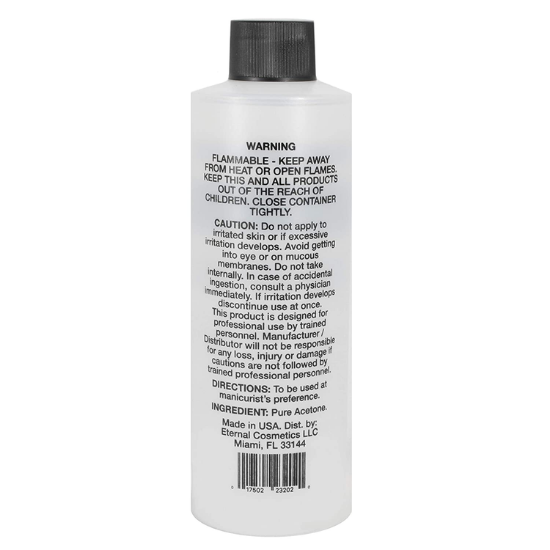Pronto 100% Pure Acetone Professional Polish Remover, 16 fl.oz / 473ml