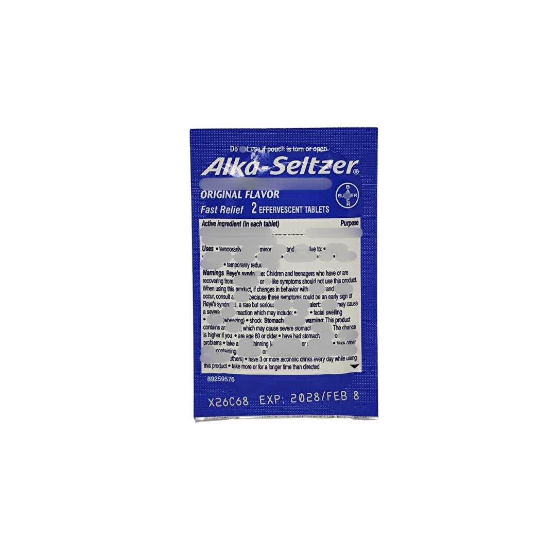 Alka-Seltzer Effervescent Tablets