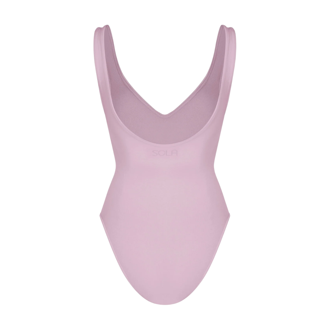 Sola Hugging Plunging Shapewear Bodysuit, Medium