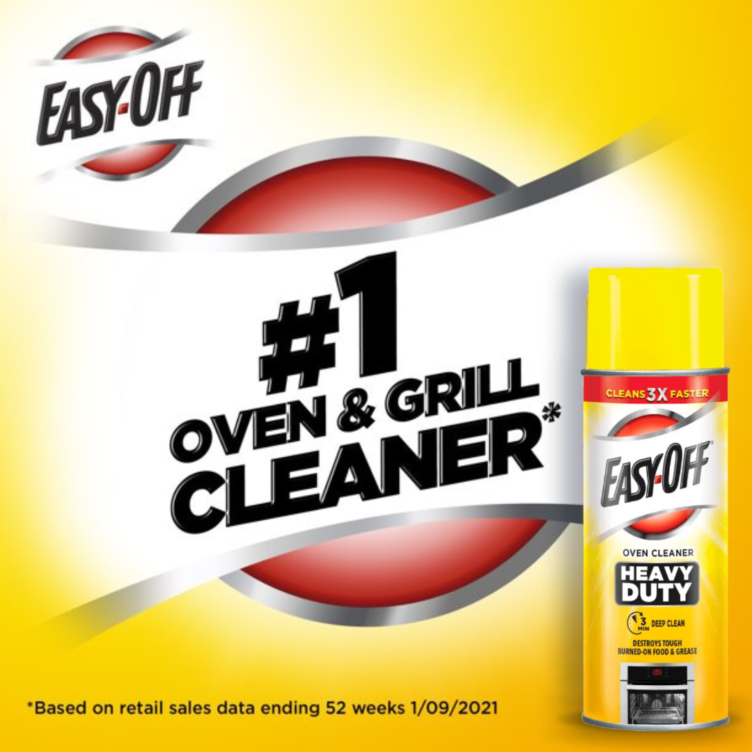 Easy-Off Oven Cleaner Heavy Duty Clean 3x Faster 14.5 Oz