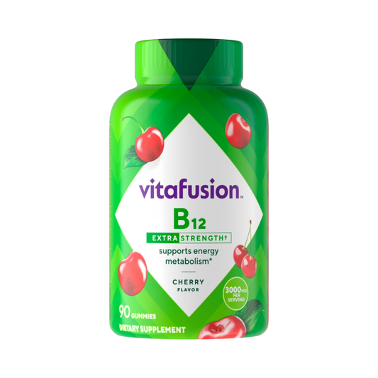 Vitafusion B12 Extra Strength Cherry Flavor 3,000 mcg, 90 Gummies