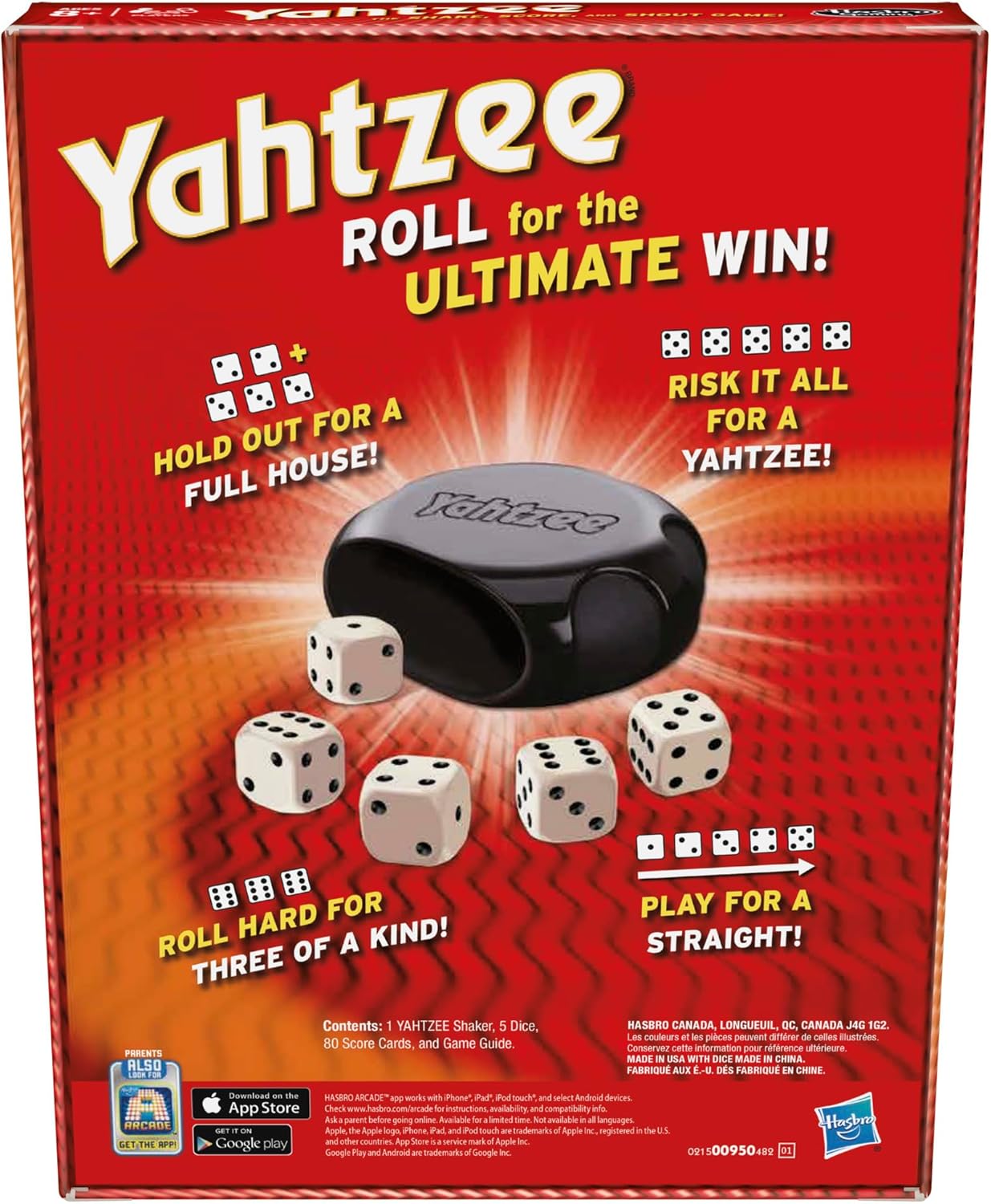 Hasbro Gaming Yahtzee - The Shake, Score and Shout Game for Ages 8+