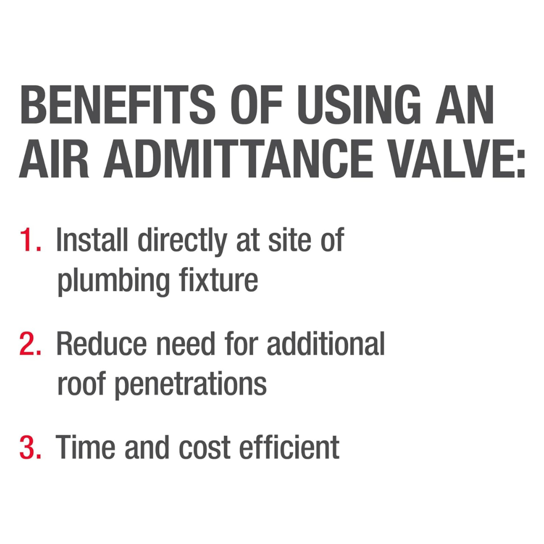 Oatey Sure-Vent Air Admittange Valve 160 DFU Brand 24 DFU Stack, 39017
