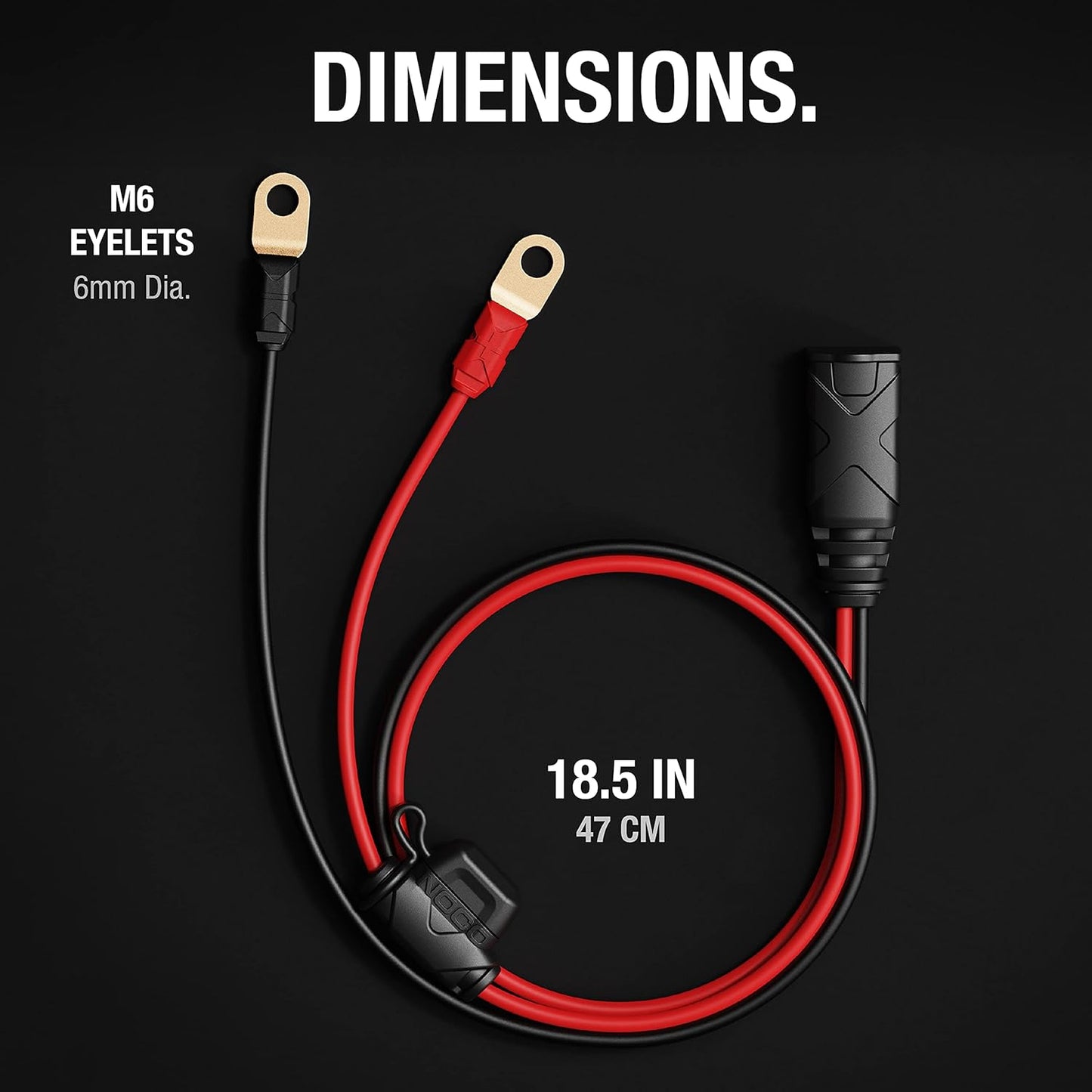 Noco X Connect M6 Eyelet Connector GC002 22 Inch 56cm