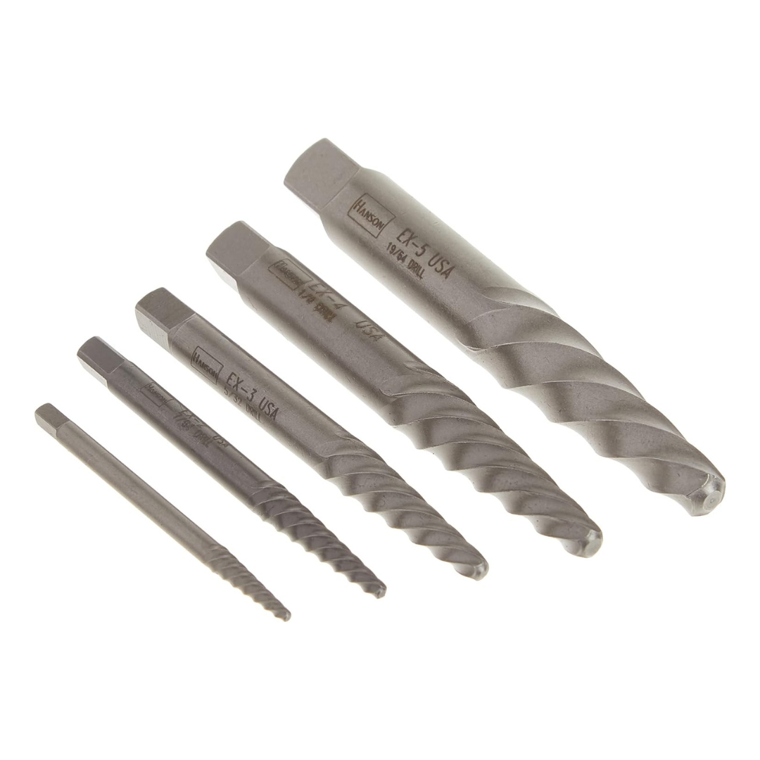Irwin Hanson Spiral Screws Extractor Set (5 Piece)