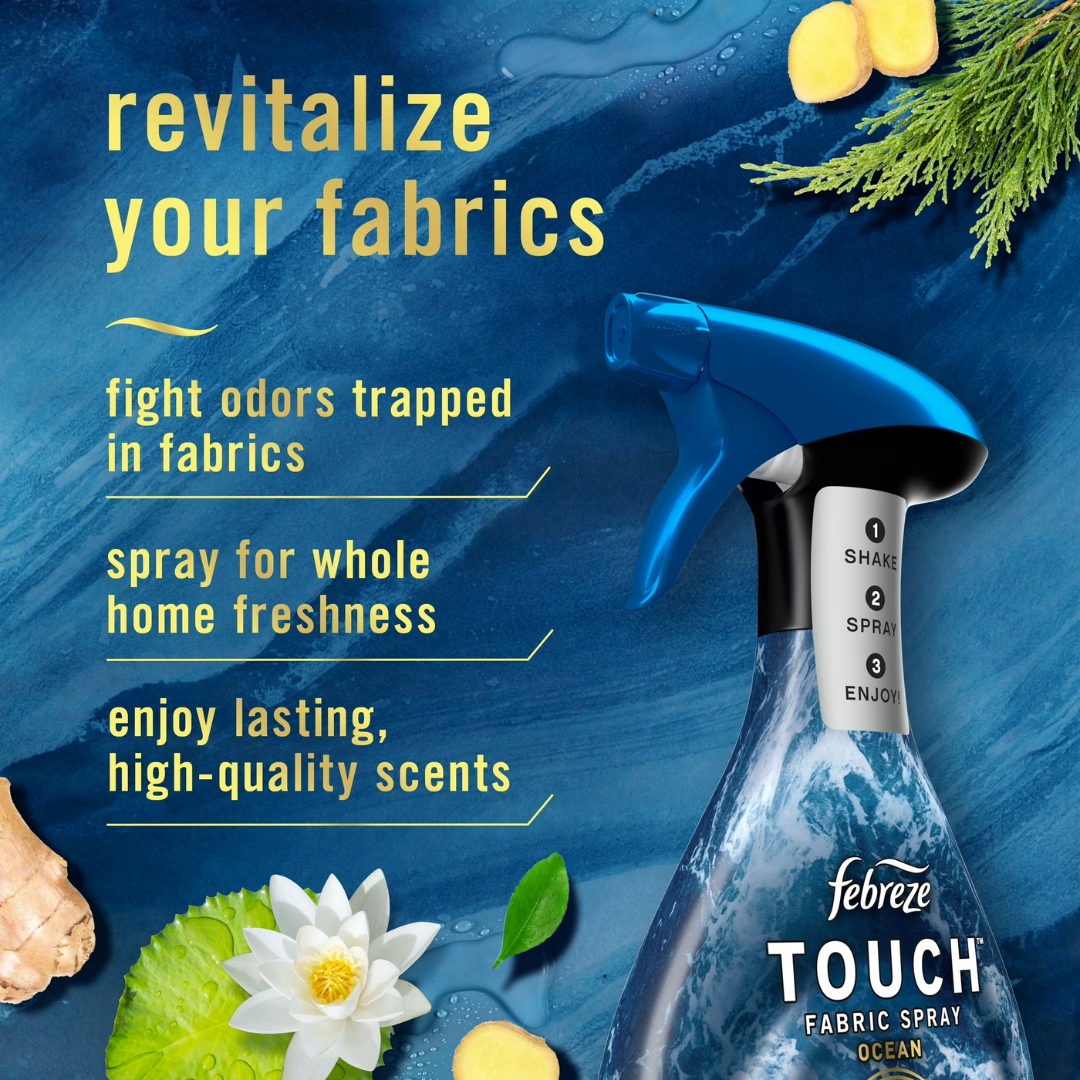 Febreze Touch Fabric Spray Refresher, 500 ml / 16.9 oz