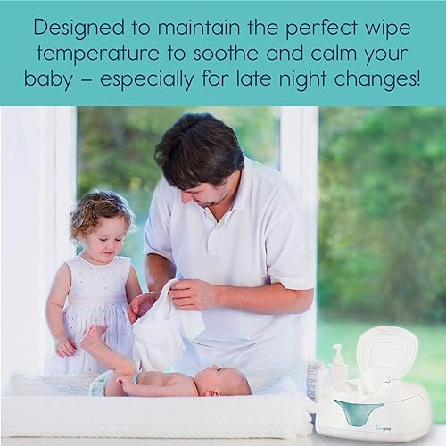 Hiccapop Baby Wipe Warmer with Changing Light Newborn Essentials
