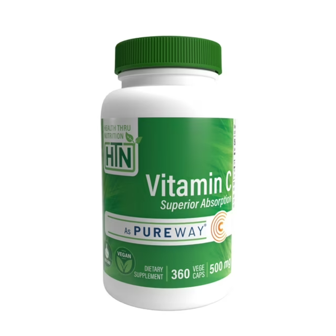 Health Thru Nutrition Vitamin C as Pureway-C Superior Absorption 500mg, 360 Vegecaps