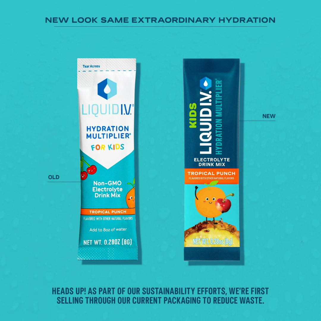 Liquid IV Hydration Multiplier + Energy Electrolyte Drink Mix Cotton Candy 64g / 2.25oz