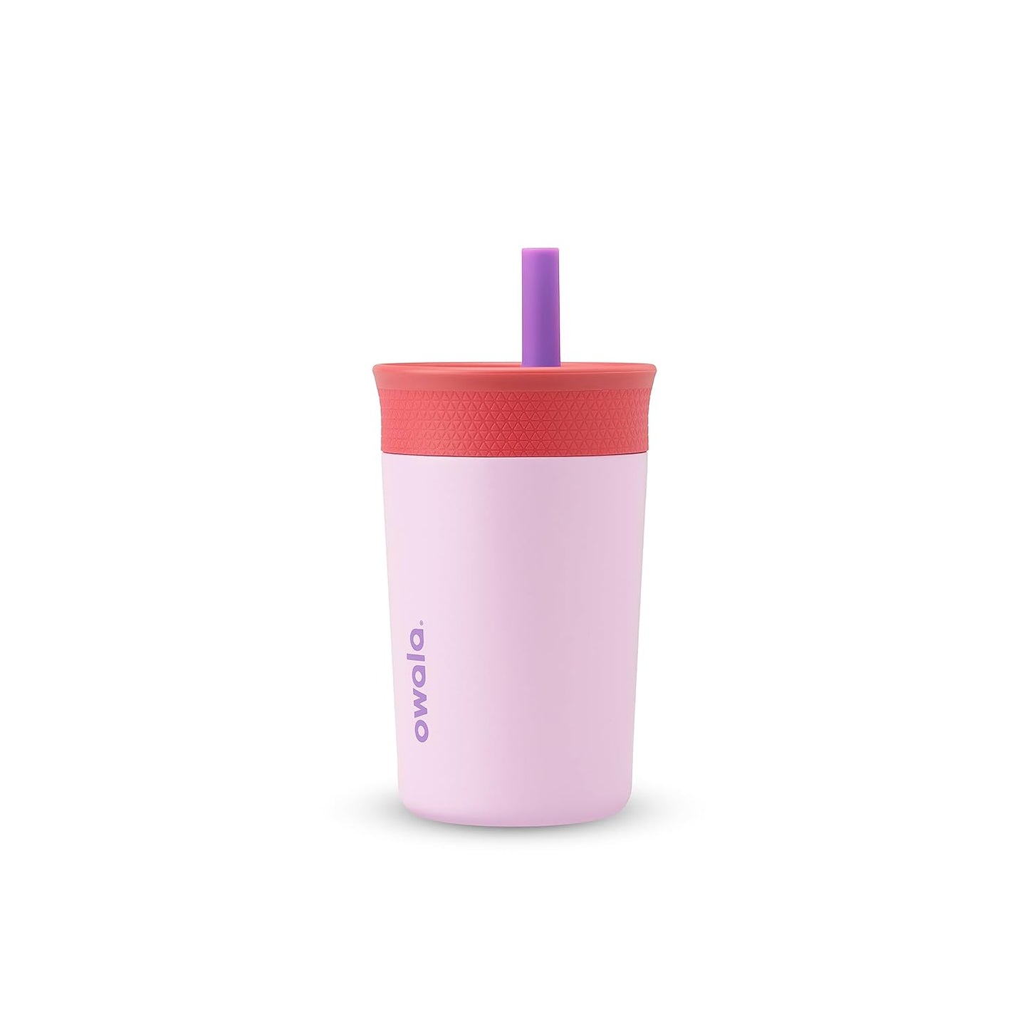 Owala Kids Insulation Stainless Steel Tumbler with Flexible Straw, 12 Oz
