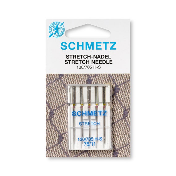 Schmetz Stretch Sewing Needle 130/705 H-S, Size 75/11,  5 Pack (NOT CARDED)