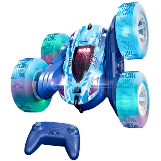 Mibescal Stunt Remote Control Car, Blue