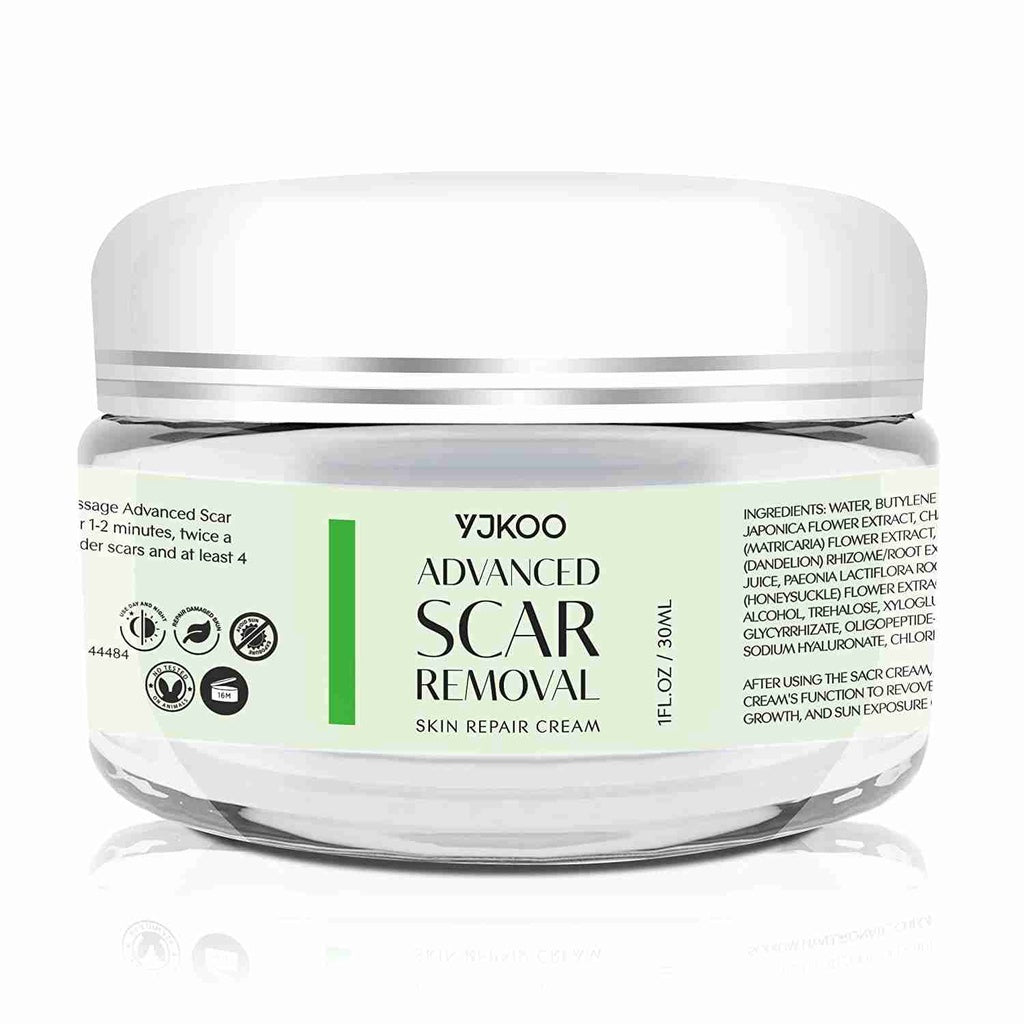 YJKOO Advanced Scar Removal Cream Face & Body With Natural Herbal Extracts Formula 30 ml