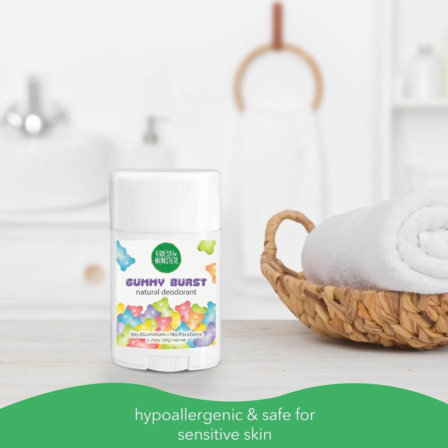 Fresh Monster Gummy Burst Natural Deodorant 1.7oz / 50g