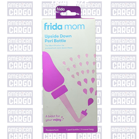 Frida Mom Upside Down Peri Bottle for Postpartum Care (1 Peri Bottle, 1 Travel Bag)