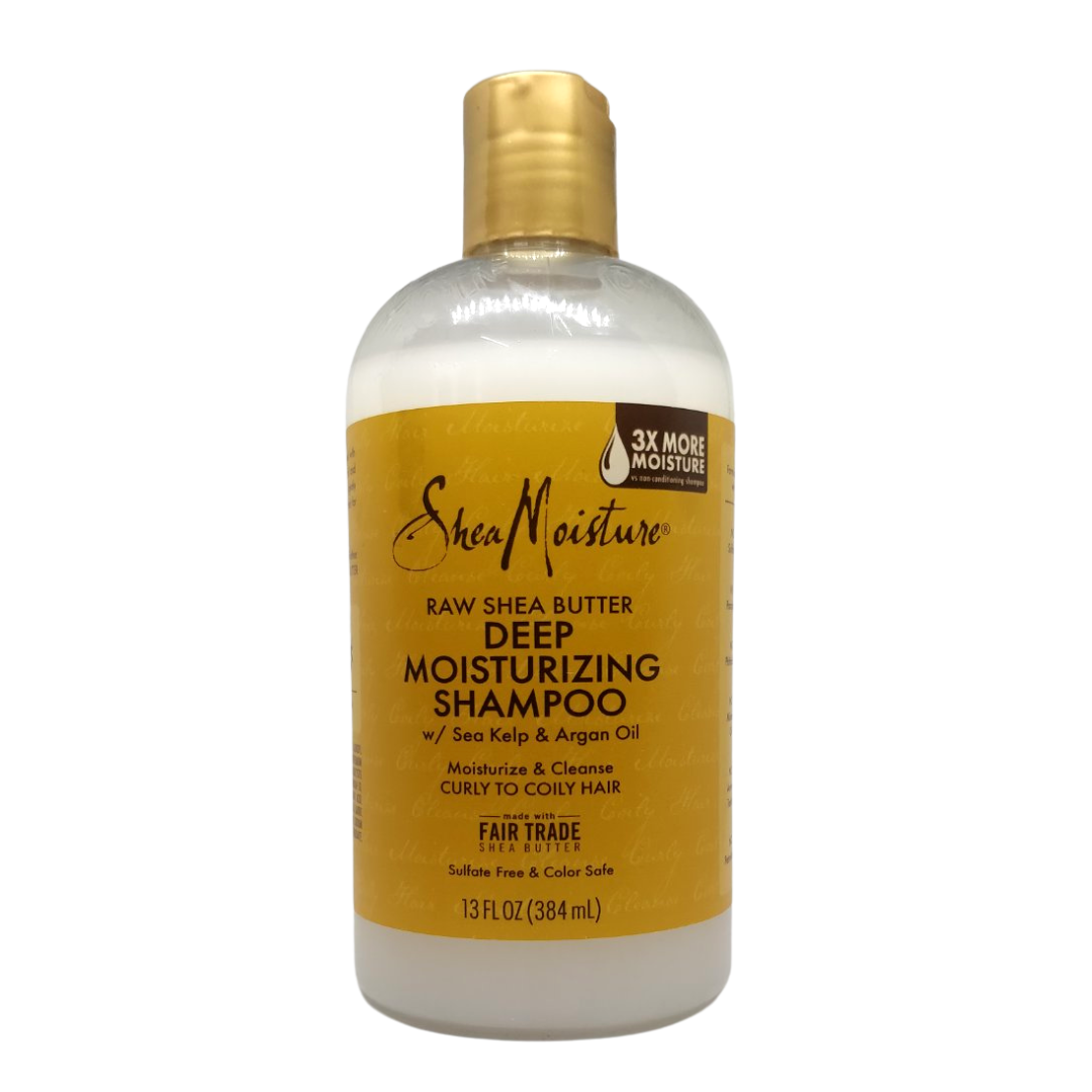 Shea Moisture Raw Butter Deep Moisturizing Shampoo for Dry Damaged Hair - 13 fl oz 384 ml