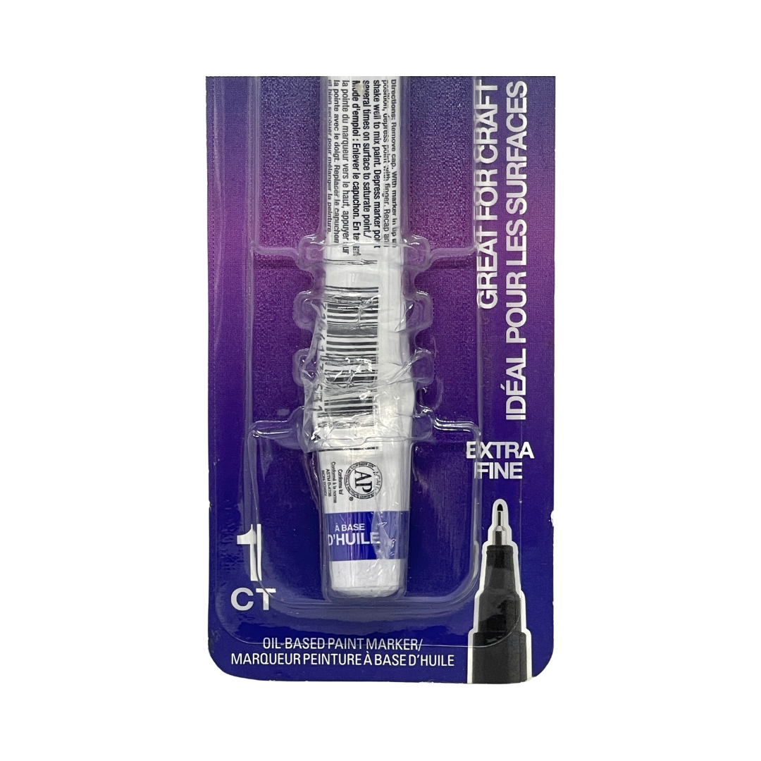 Sharpie Oil-Based Paint Marker Extra Fine Point, White (DAMAGED)