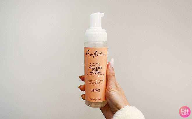 Shea Moisture Coconut & Hibiscus Frizz Free Curl Mousse With Silk Protein & Neem Oil - 222ml