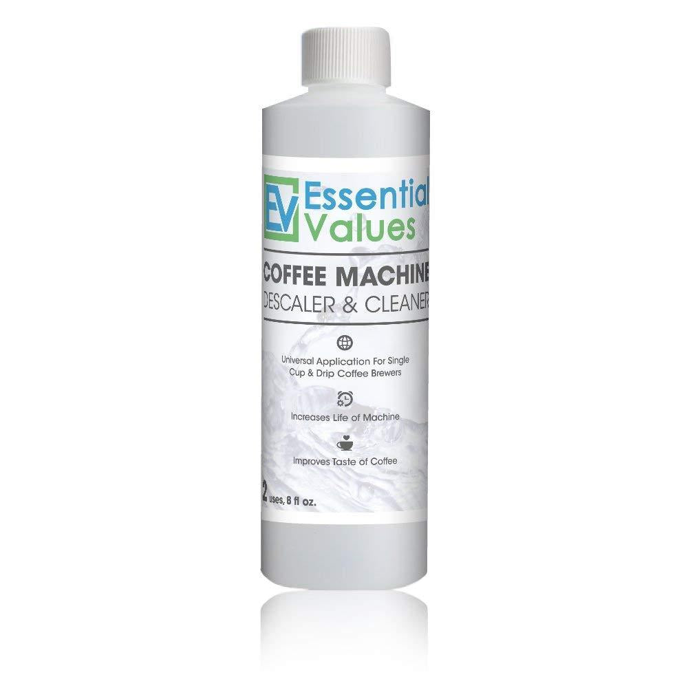 Keurig Descaler - Universal Descaling Solution For Keurig- Delonghi- Nespresso And All Single Use- Coffee Pot & Espresso Machines By Essential Values
