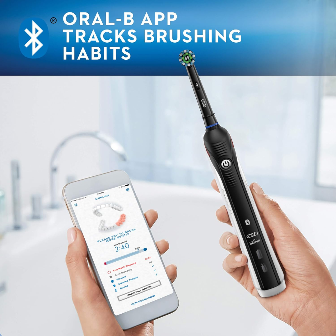 Oral-B Smart 3000 Rechargeable Toothbrush, Black