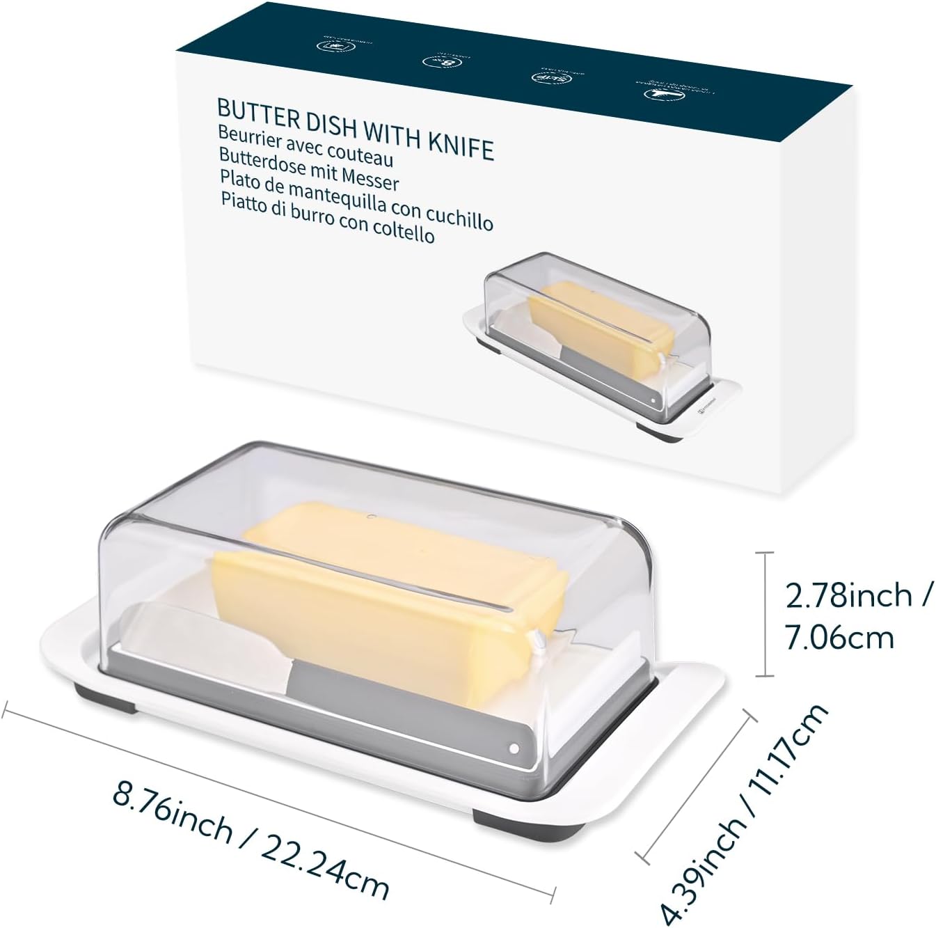 Kitchendao Butter Dish