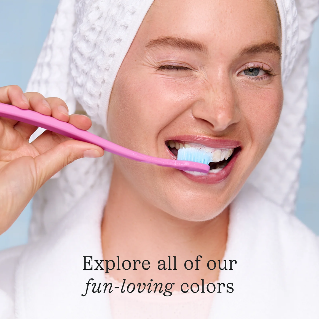 Cocolab Cocobrush Soft Toothbrush, Cherry Blossom