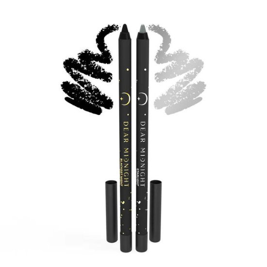 Dear Midnight Star-Crossed Eyeliner Duo Blackest Night & Starlight 0.06 Oz (2g)