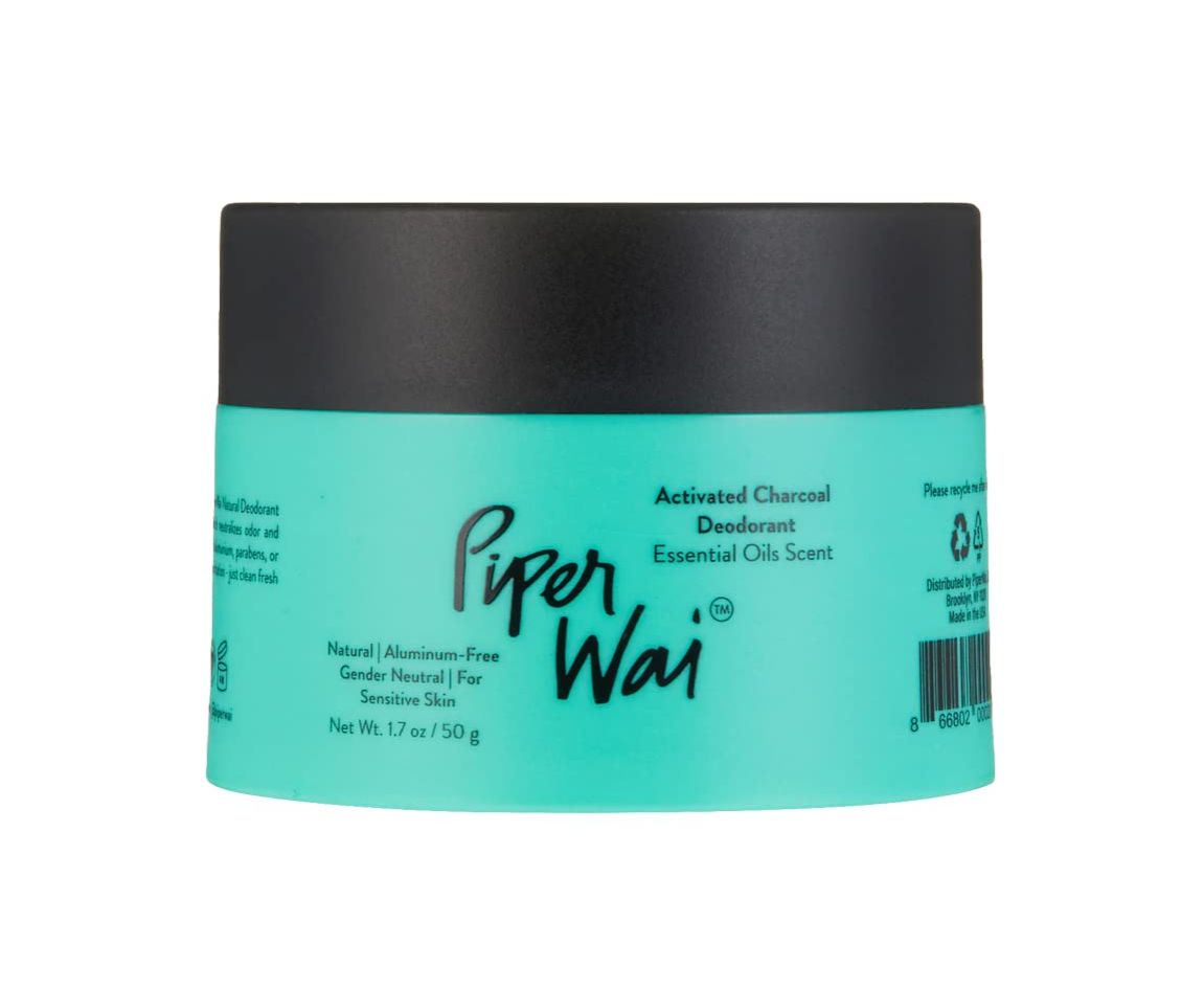 PiperWai Activated Charcoal Deodorant Essential Oils Scent