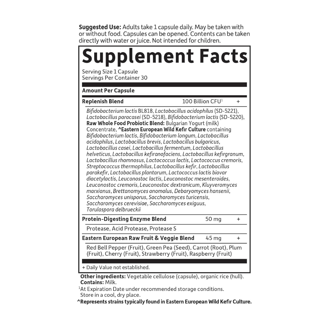 Garden of Life Raw Probiotics Ultimate Care 34 Probiotic Strains, 30 Vegie Capsules