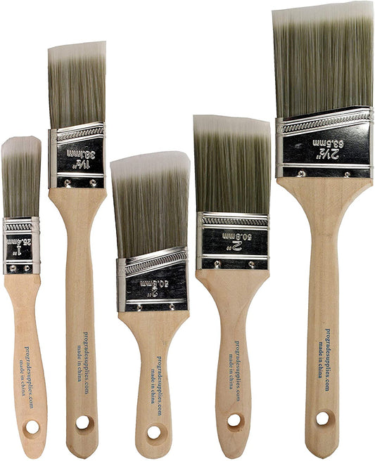 Pro Grade Supplies 5 Ea Paint Brush Set