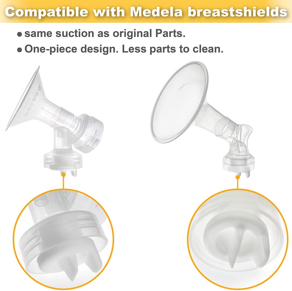 Nenesupply Valves For Medela Breastpumps & Avent Breastpumps (4 White Valves)