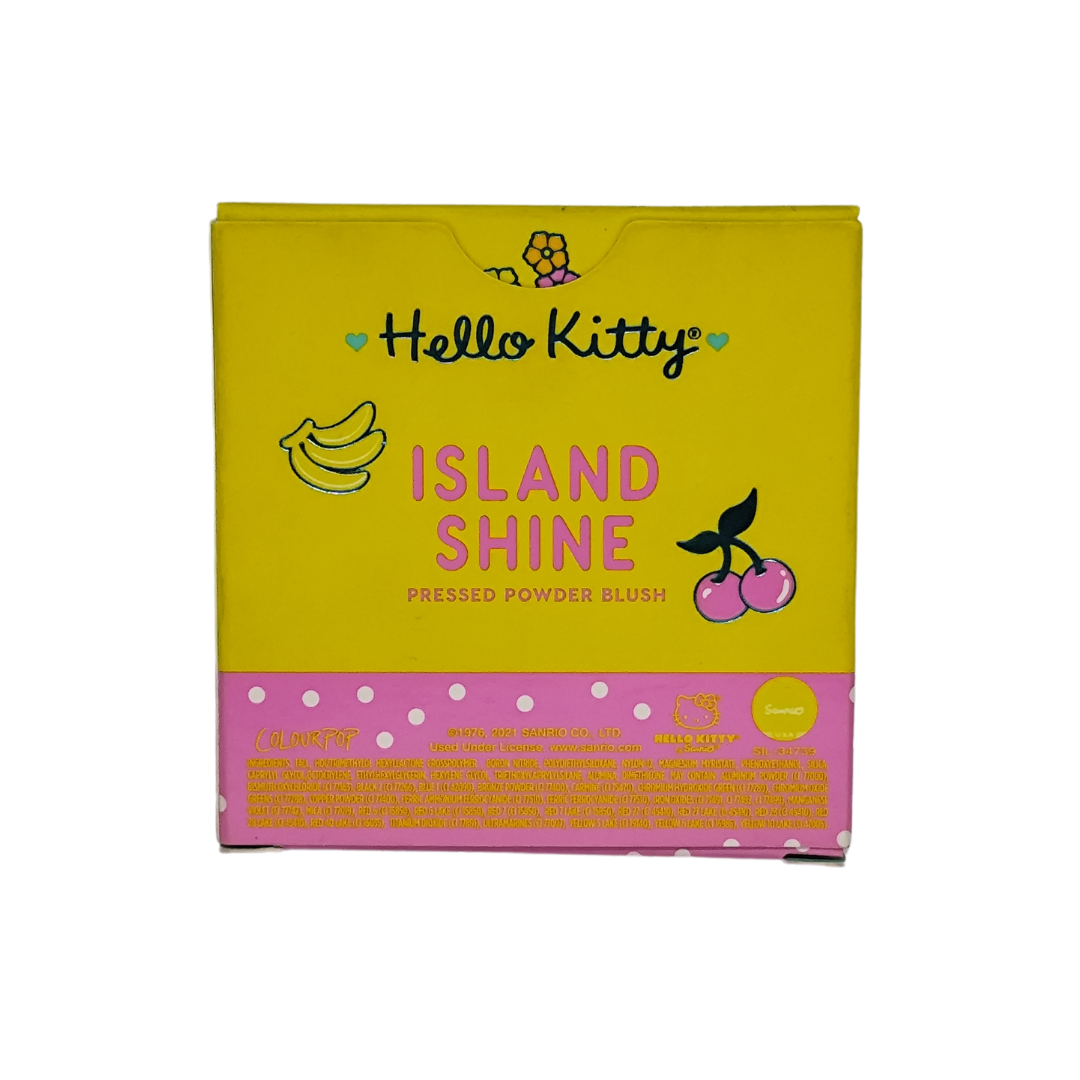 Colourpop Hello Kitty Pressed Powder Blush, Island Shine, 6 g / 0.21 oz.