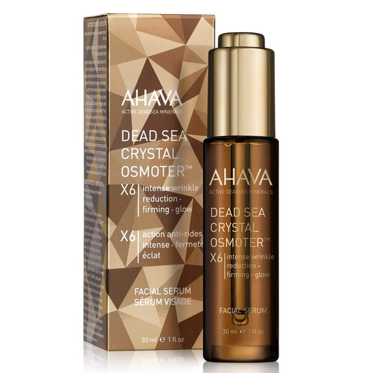 AHAVA Dead Sea Crystal Osmoter Intense Wrinkle Reduction, Firming & Glow Facial Serum, 1 fl.oz / 30ml