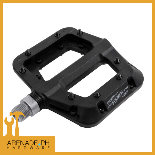 FOOKER MTB Pedals Mountain Bike Pedals 3 Bearing Lightweight Nylon, Pedals for BMX MTB 9/16"