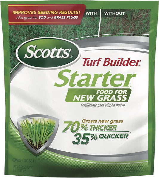 Scotts Turf Buildef Started Grow New Grass 3lb / 1.36kg