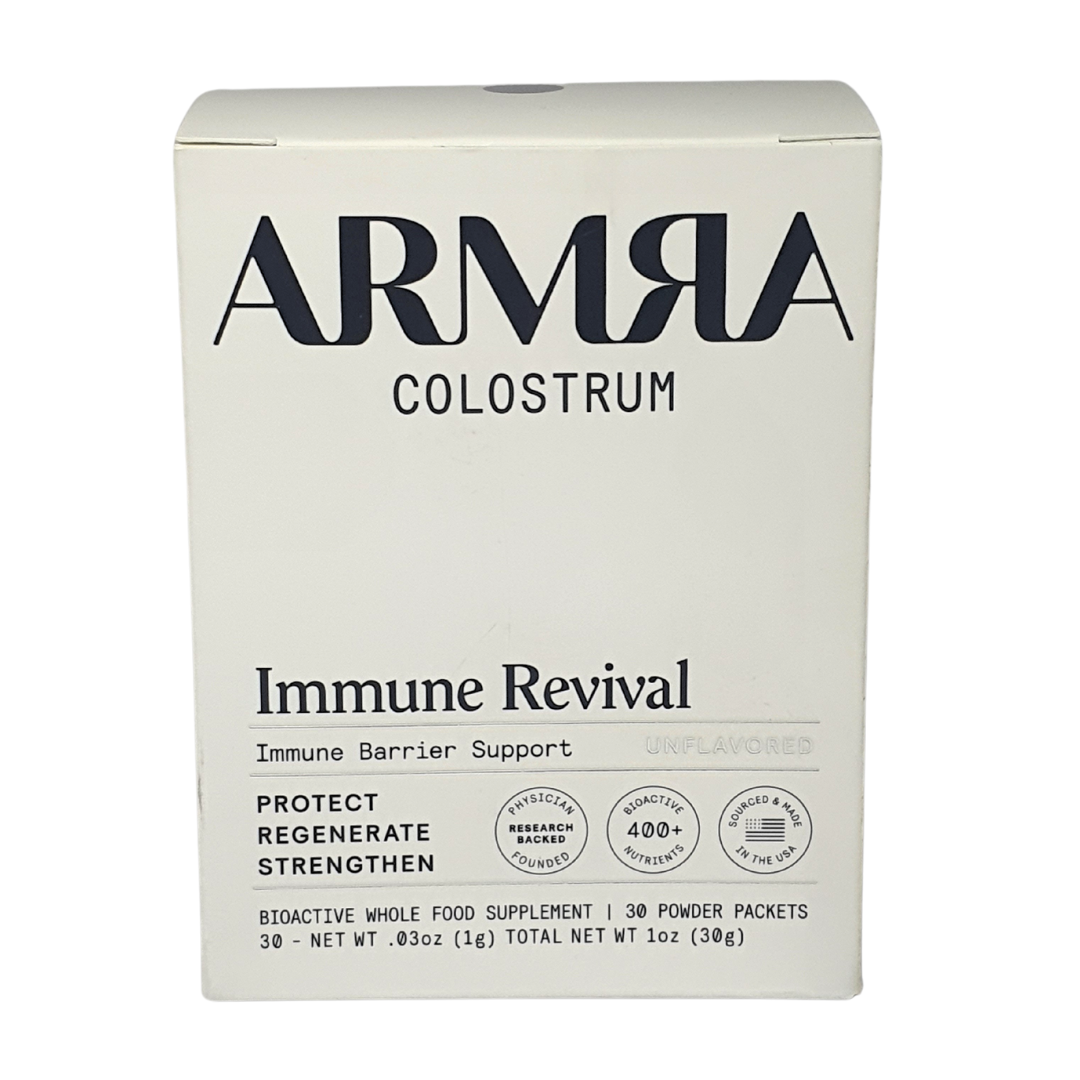 Armra Colostrum Immune Revival Unflavored Powder Supplement 30 Packets