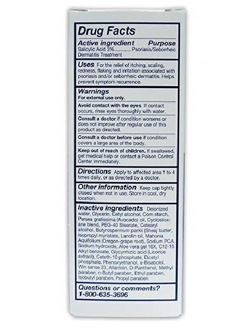 MG217 Psoriasis Cream, 3% Salicylic Acid Multi-Symptom Moisturizing Psoriasis Cream, 3.5 Fluid Ounce No Box