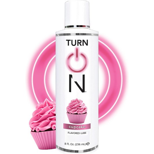 Turn On Cupcake Flavored Lube Premium Personal Lubricant (8 fl oz / 236ml)