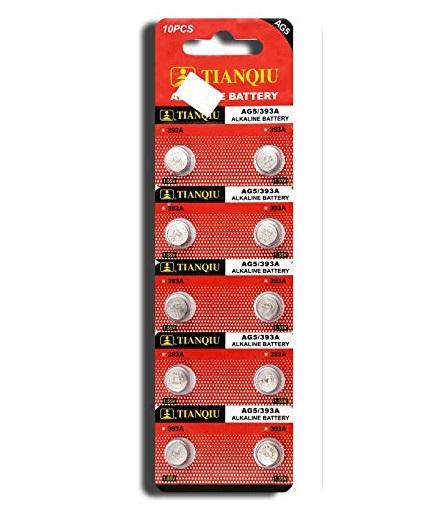 TIANQIU AG5 393A LR754 SR48 Button Cell Batteries [20-Pack] by Focuseparts