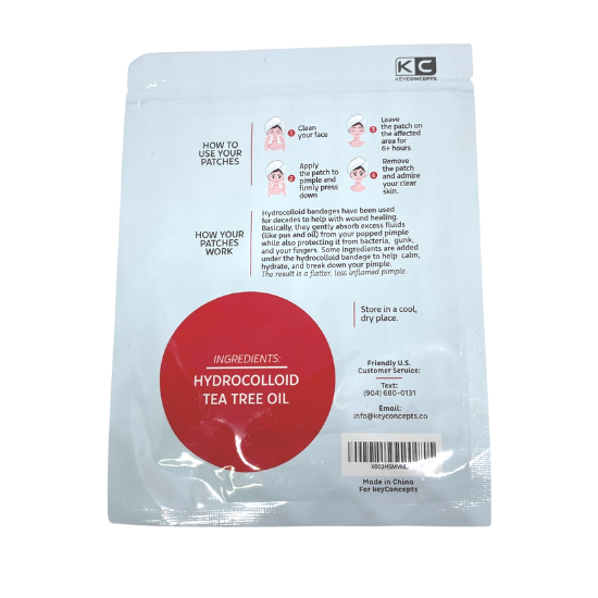 KeyConcepts Emergency Acne Patches Invisibly Cover Blemishes Heals Quickly 120 Counts