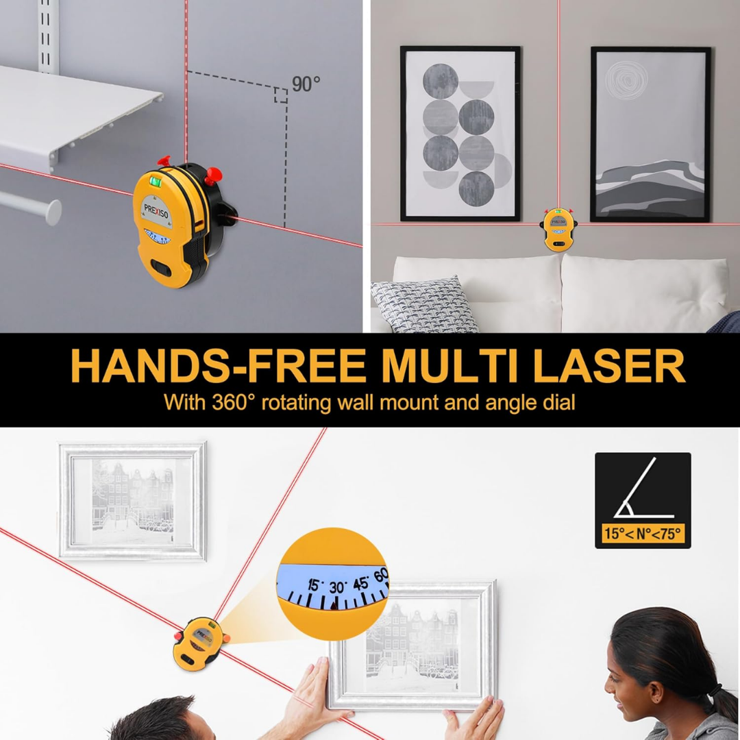 Prexiso Multi Surface Laser Level PLV2, 30 ft 10 m