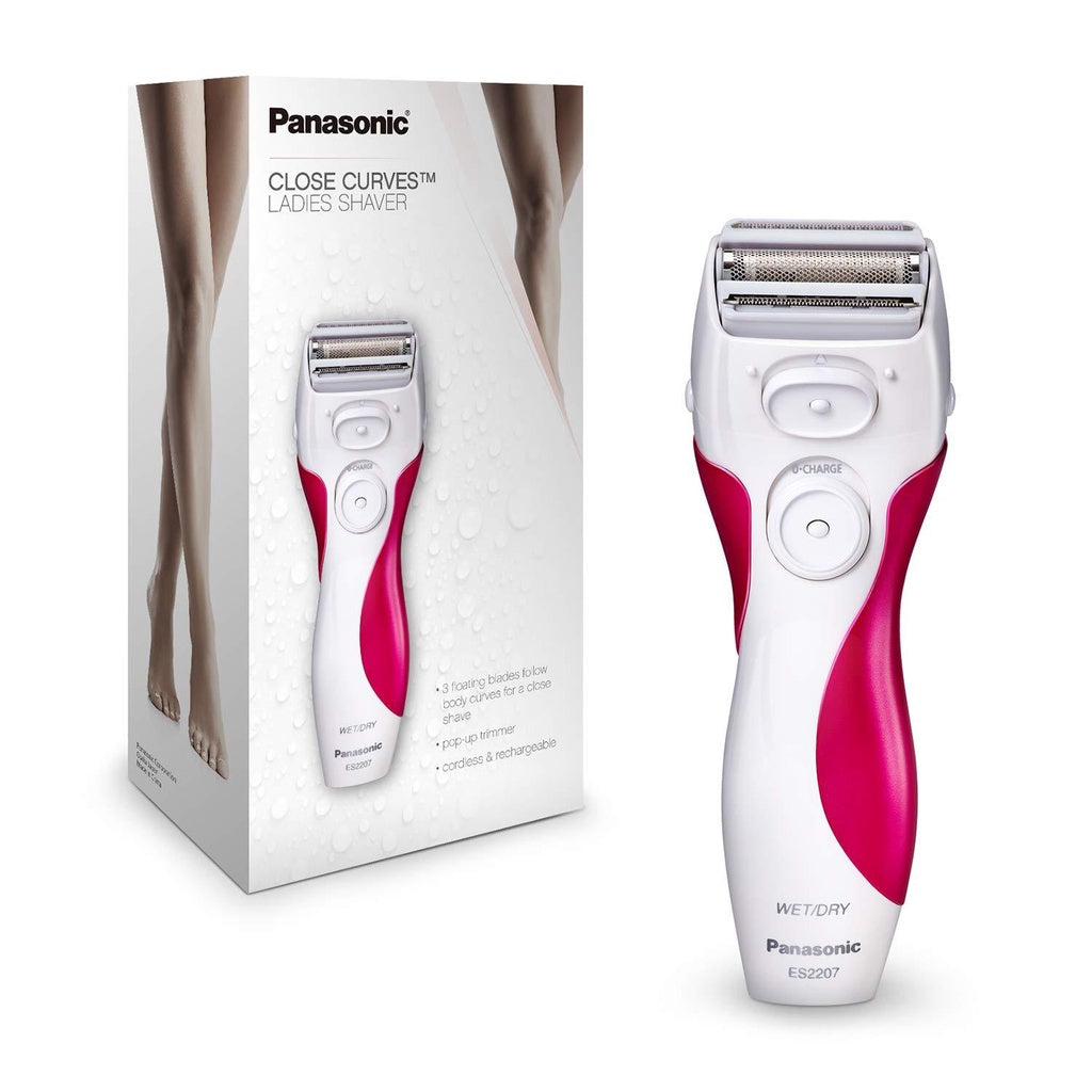 Panasonic Electric Shaver for Women, Cordless 3 Blade Razor, Wet Dry Operation,  - ES2207P