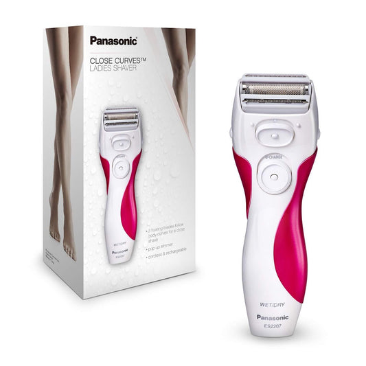 Panasonic Electric Shaver for Women, Cordless 3 Blade Razor, Wet Dry Operation,  - ES2207P