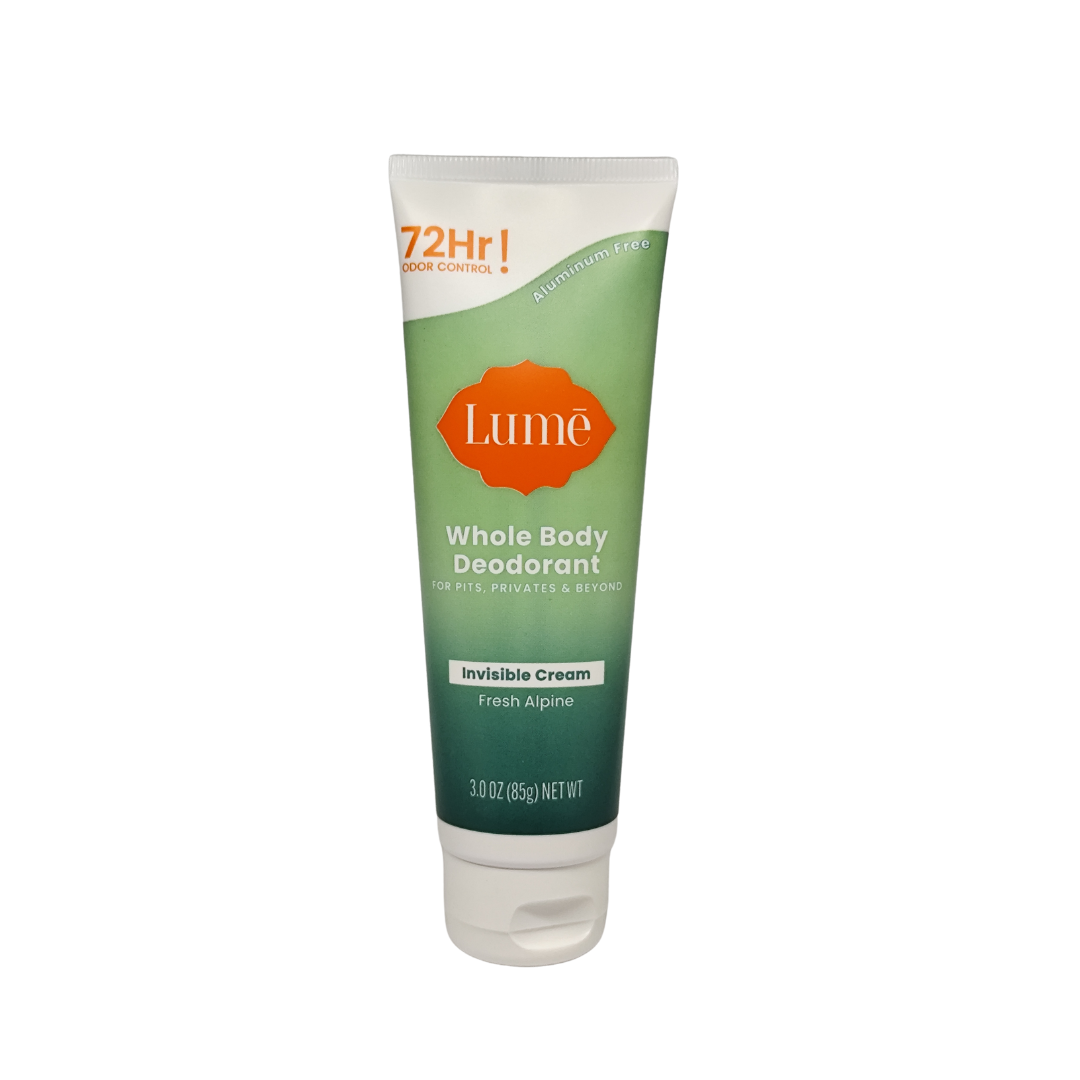 Lume Invisible Cream Whole Body Deodorant Naturally Scented, 85 g / 3 oz