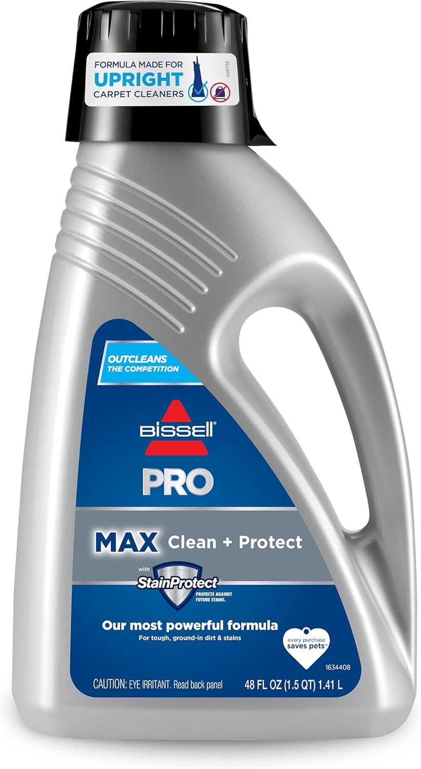 Bissell PRO Max Clean + Stain Protect Carpet Shampoo 78H63 Silver, 48 oz